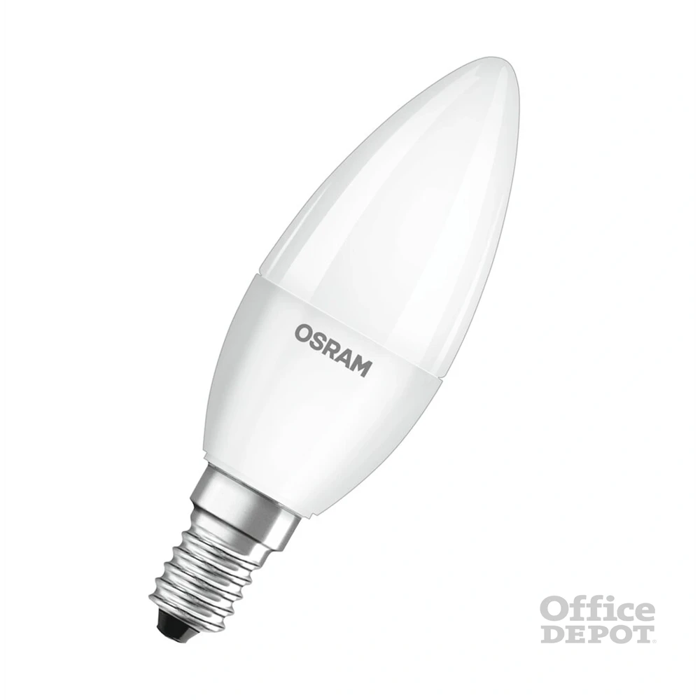 Osram Value opál búra/4,9W/827lm/2700K/E14 LED gyertya izzó