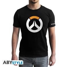 Overwatch Logo férfi fekete XL méretű póló Overwatch Logo férfi fekete XL méretű póló