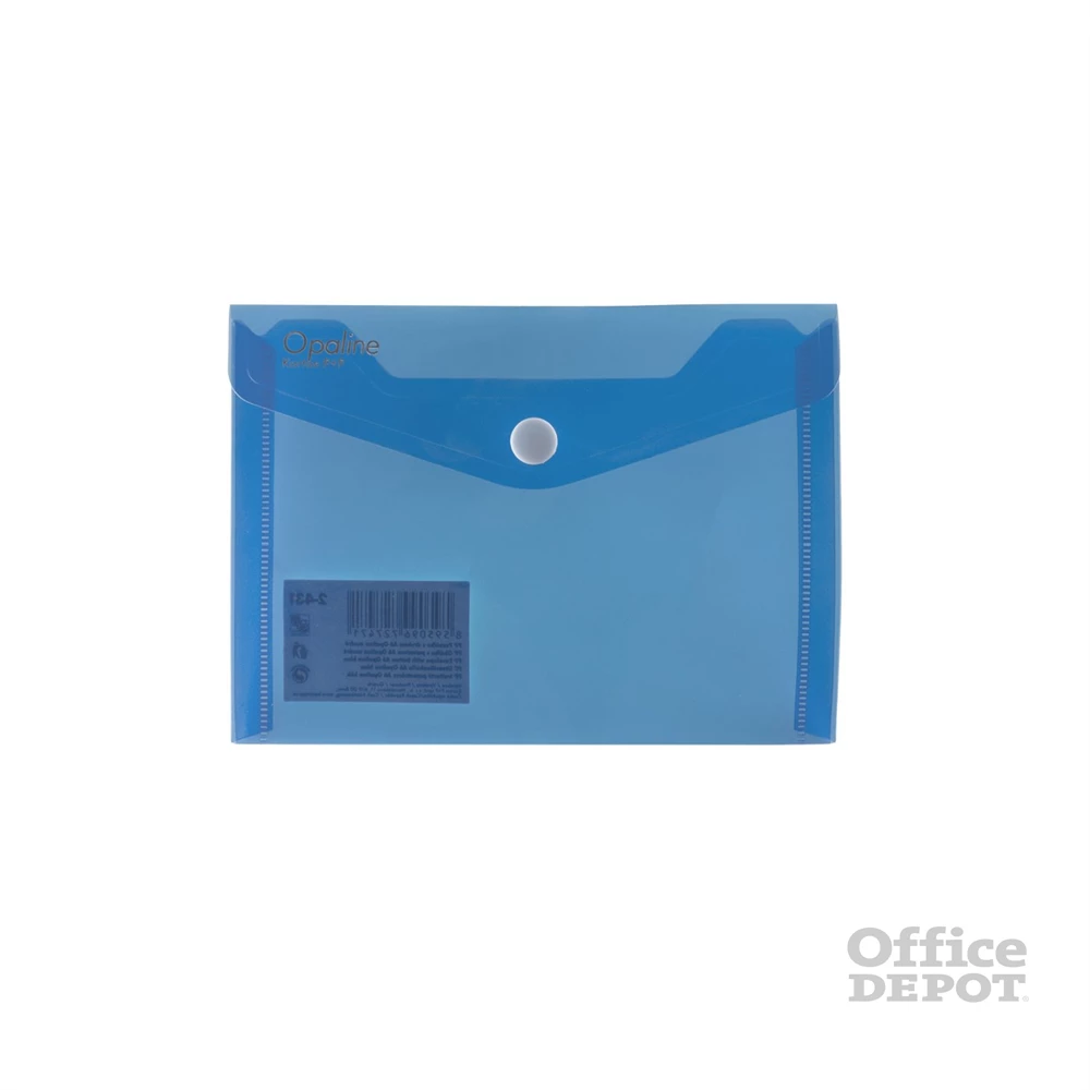 Oxybag Opaline PP A6 kék fekvő patentos tasak