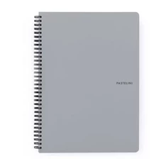 Oxybag Pastelini Grey A4 60 lapos vonalas spirálfüzet