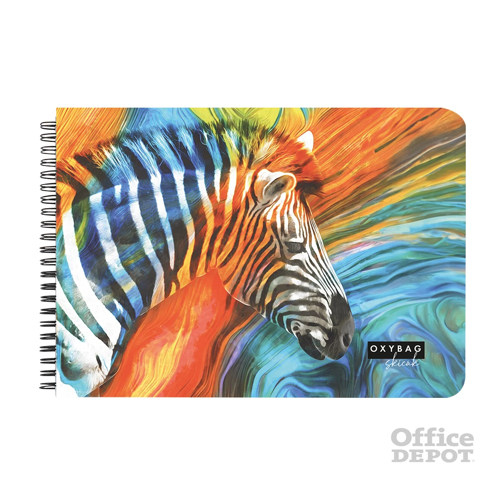 Oxybag Sketch Zebra 190 g A4 40 lapos rajz- és vázlattömb