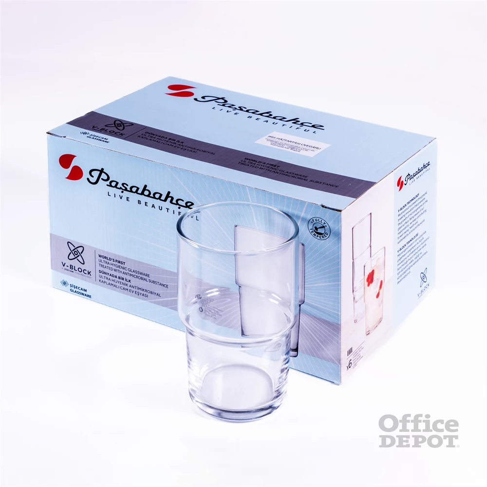 PASABAHCE Hill Long Drink 440ml koktélos pohár szett 6 darabos