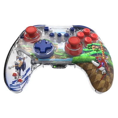 PDP 500-234-SON REALMz Nintendo Switch/Switch 2 LED Sonic: Green Hill Zone vezeték nélküli kontroller PDP 500-234-SON REALMz Nintendo Switch/Switch 2 LED Sonic: Green Hill Zone vezeték nélküli kontroller