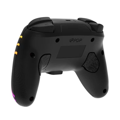 PDP 500-252-BK Afterglow Wave Nintendo Switch/Lite/OLED/Switch 2 RGB LED Lighting fekete vezeték nélküli kontroller PDP 500-252-BK Afterglow Wave Nintendo Switch/Lite/OLED/Switch 2 RGB LED Lighting fekete vezeték nélküli kontroller