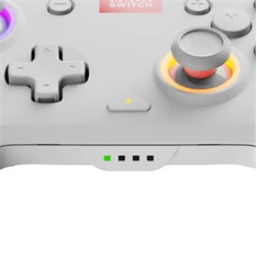 PDP 500-238-WH Afterglow Wave Nintendo Switch RGB LED Lighting fehér vezeték nélküli kontroller PDP 500-238-WH Afterglow Wave Nintendo Switch RGB LED Lighting fehér vezeték nélküli kontroller