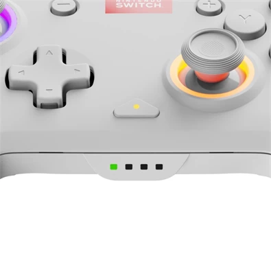 PDP 500-238-WH Afterglow Wave Nintendo Switch RGB LED Lighting fehér vezeték nélküli kontroller PDP 500-238-WH Afterglow Wave Nintendo Switch RGB LED Lighting fehér vezeték nélküli kontroller