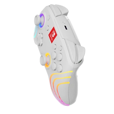 PDP 500-238-WH Afterglow Wave Nintendo Switch RGB LED Lighting fehér vezeték nélküli kontroller PDP 500-238-WH Afterglow Wave Nintendo Switch RGB LED Lighting fehér vezeték nélküli kontroller