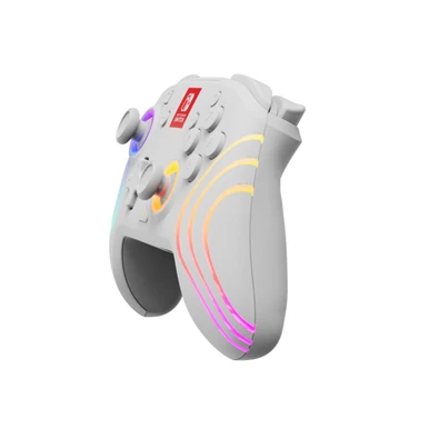 PDP 500-238-WH Afterglow Wave Nintendo Switch RGB LED Lighting fehér vezeték nélküli kontroller PDP 500-238-WH Afterglow Wave Nintendo Switch RGB LED Lighting fehér vezeték nélküli kontroller