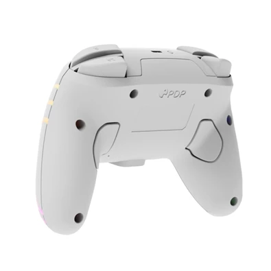 PDP 500-238-WH Afterglow Wave Nintendo Switch RGB LED Lighting fehér vezeték nélküli kontroller PDP 500-238-WH Afterglow Wave Nintendo Switch RGB LED Lighting fehér vezeték nélküli kontroller