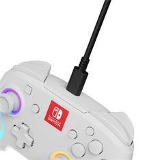 PDP 500-238-WH Afterglow Wave Nintendo Switch RGB LED Lighting fehér vezeték nélküli kontroller PDP 500-238-WH Afterglow Wave Nintendo Switch RGB LED Lighting fehér vezeték nélküli kontroller