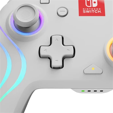 PDP 500-238-WH Afterglow Wave Nintendo Switch RGB LED Lighting fehér vezeték nélküli kontroller PDP 500-238-WH Afterglow Wave Nintendo Switch RGB LED Lighting fehér vezeték nélküli kontroller