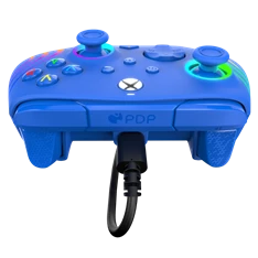PDP 049-024-BL Afterglow Wave Xbox Series X|S/Xbox One/PC RGB LED kék vezetékes kontroller PDP 049-024-BL Afterglow Wave Xbox Series X|S/Xbox One/PC RGB LED kék vezetékes kontroller