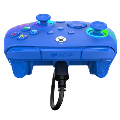 PDP 049-024-BL Afterglow Wave Xbox Series X|S/Xbox One/PC RGB LED kék vezetékes kontroller PDP 049-024-BL Afterglow Wave Xbox Series X|S/Xbox One/PC RGB LED kék vezetékes kontroller