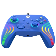 PDP 049-024-BL Afterglow Wave Xbox Series X|S/Xbox One/PC RGB LED kék vezetékes kontroller PDP 049-024-BL Afterglow Wave Xbox Series X|S/Xbox One/PC RGB LED kék vezetékes kontroller
