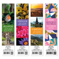 PD 2026 5x21 cm könyvjelző naptár