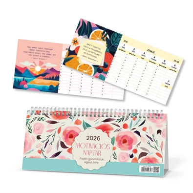 PD Motivációs 2026 asztali naptár