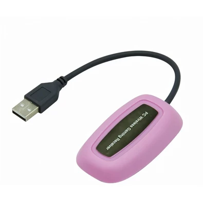 PRC PRCX360PCWLSSP vezeték nélküli Xbox 360/PC USB adapterrel rózsaszín kontroller PRC PRCX360PCWLSSP vezeték nélküli Xbox 360/PC USB adapterrel rózsaszín kontroller