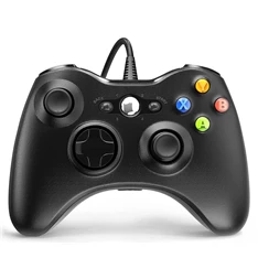 PRC PRCX360WRDBK vezetékes Xbox 360/PC fekete kontroller PRC PRCX360WRDBK vezetékes Xbox 360/PC fekete kontroller