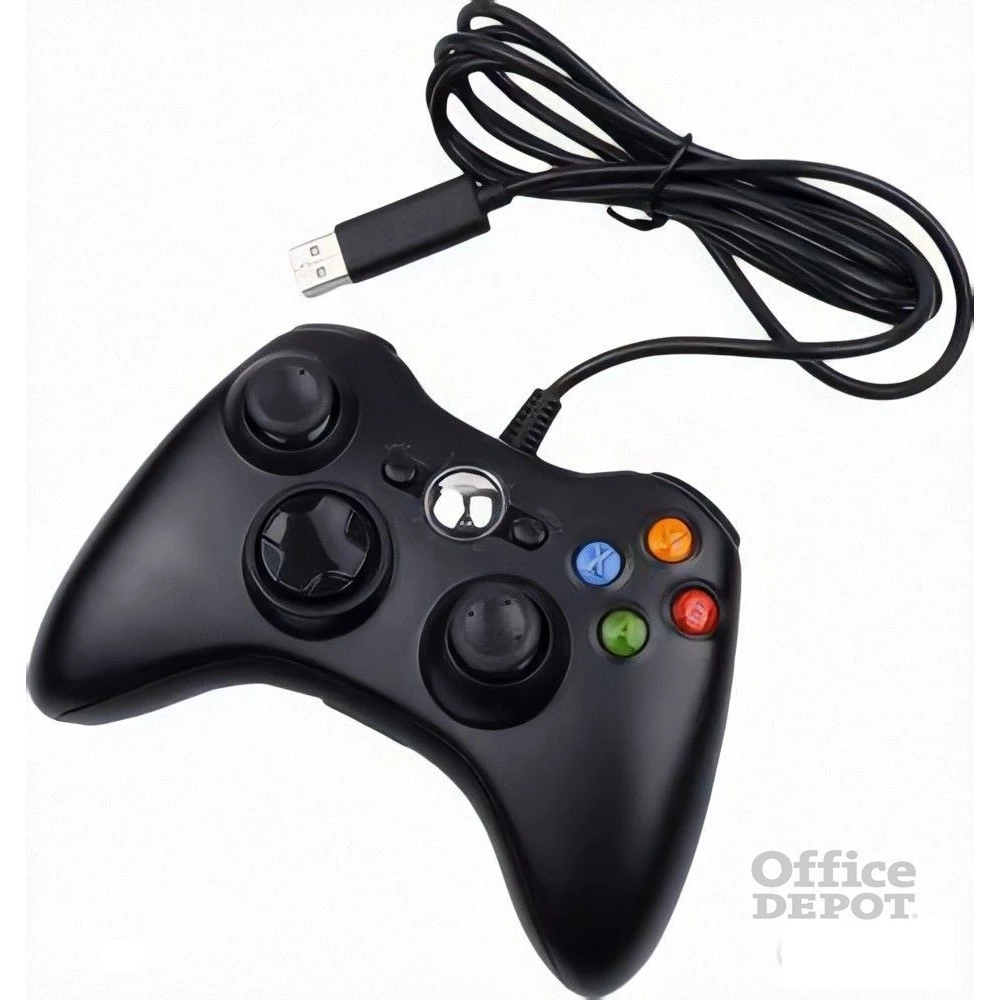PRC PRCX360WRDBK Xbox 360/PC vezetékes fekete kontroller