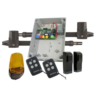 PROTECO KIT-LEADER3 -New 2 x 2m-es kapuszárnyig szárnyaskapu mozgató szett PROTECO KIT-LEADER3 -New 2 x 2m-es kapuszárnyig szárnyaskapu mozgató szett