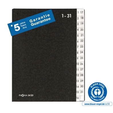 Pagna 1-31 ig nyitott&nbsp;fekete előrendező