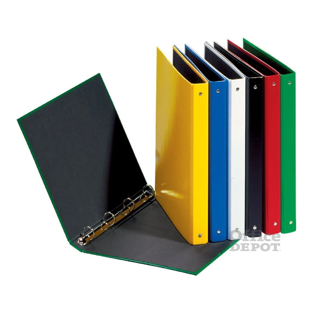 Pagna A4 nyomtatott karton 25mm 4 gyűrű kék gyűrűs mappa