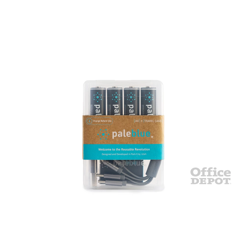 Paleblue PB-AA-C 4xAA 2000mAh USB-C újratölthető ceruza akkumulátor + töltőkábel