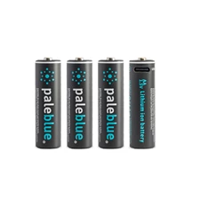 Paleblue PB-AA-C 4xAA 2000mAh USB-C újratölthető ceruza akkumulátor + töltőkábel