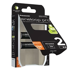 Panasonic Eneloop BK-3HCDE/2BE AA 2500mAh ceruza akku 2db/csomag
