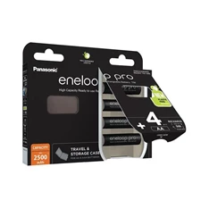 Panasonic Eneloop BK-3HCDEC4BE AA 2500mAh ceruza akku 4db/csomag Panasonic Eneloop BK-3HCDEC4BE AA 2500mAh ceruza akku 4db/csomag
