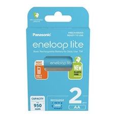 Panasonic Eneloop BK-3LCCE/2BE AA 950mAh ceruza akku 2db/csomag Panasonic Eneloop BK-3LCCE/2BE AA 950mAh ceruza akku 2db/csomag