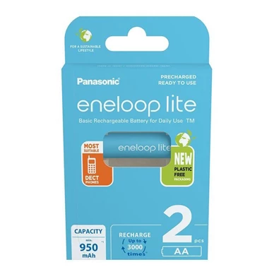 Panasonic Eneloop BK-3LCCE/2BE AA 950mAh ceruza akku 2db/csomag Panasonic Eneloop BK-3LCCE/2BE AA 950mAh ceruza akku 2db/csomag