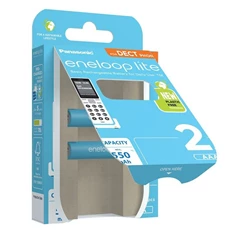 Panasonic Eneloop BK-4LCCE/2DE AAA 550mAh mikro ceruza akku 2db/csomag Panasonic Eneloop BK-4LCCE/2DE AAA 550mAh mikro ceruza akku 2db/csomag