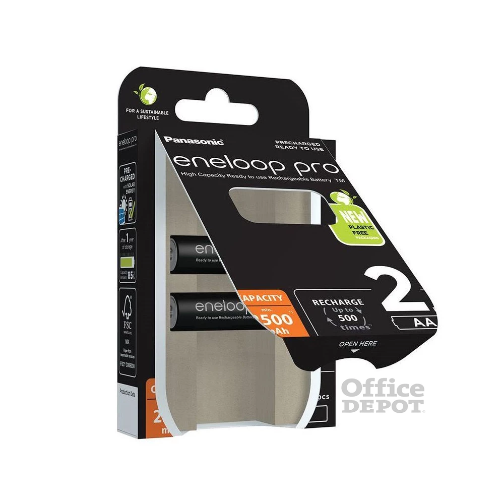 Panasonic Eneloop BK-3HCDE/2BE AA 2500mAh ceruza akku 2db/csomag