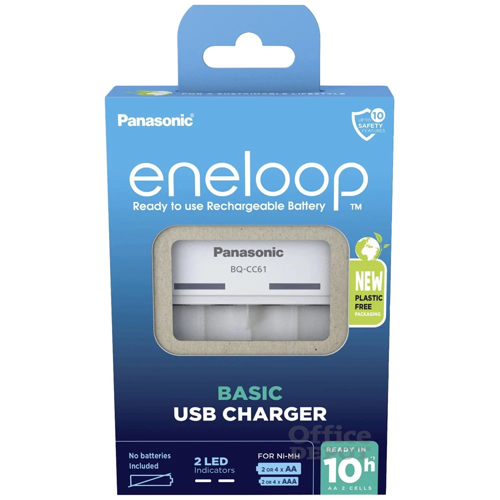 Panasonic Eneloop BQ-CC61USB AA/AAA USB akkutöltő