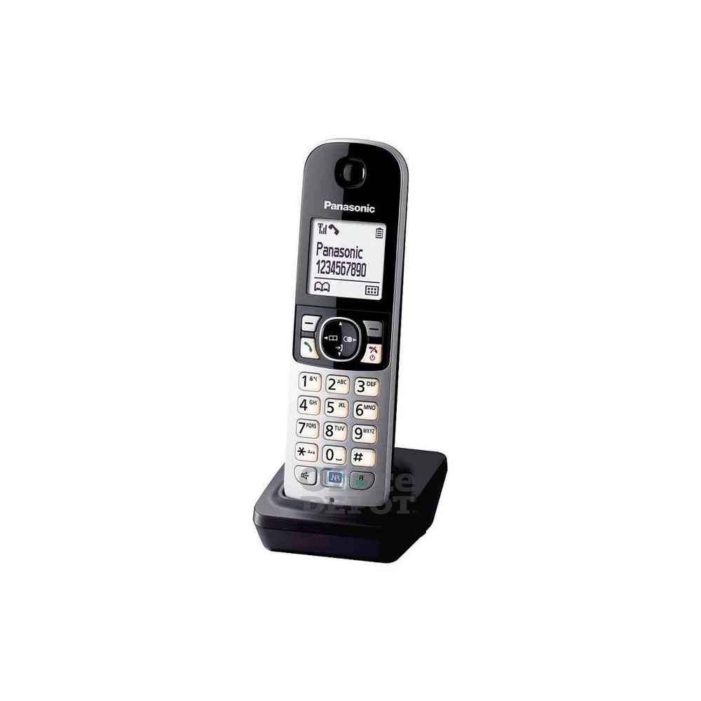 Panasonic KX-TGA681FXB DECT töltővel fekete/ezüst kézibeszélő