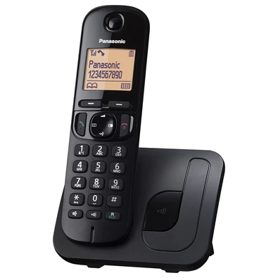Panasonic KX-TGC210PDB hívóazonosítós kihangosítható fekete dect telefon Panasonic KX-TGC210PDB hívóazonosítós kihangosítható fekete dect telefon