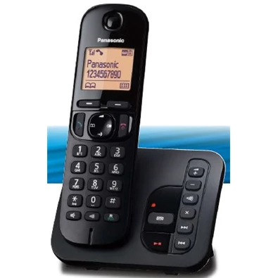 Panasonic KX-TGC220PDB DECT hívóazonosítós üzenetrögzítős fekete telefon Panasonic KX-TGC220PDB DECT hívóazonosítós üzenetrögzítős fekete telefon