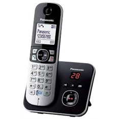 Panasonic KX-TG6821PDB DECT fehér háttérvil. kihang. üzenetrögzítős hívóazonosítós fekete telefon Panasonic KX-TG6821PDB DECT fehér háttérvil. kihang. üzenetrögzítős hívóazonosítós fekete telefon