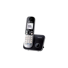 Panasonic KX-TG6811PDB fehér háttérvil. kihangosítható hívóazonosítós fekete dect telefon Panasonic KX-TG6811PDB fehér háttérvil. kihangosítható hívóazonosítós fekete dect telefon