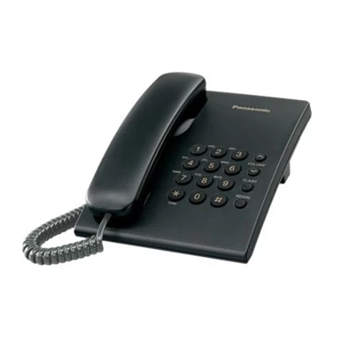 Panasonic KX-TS500HGB fekete vezetékes telefon Panasonic KX-TS500HGB fekete vezetékes telefon