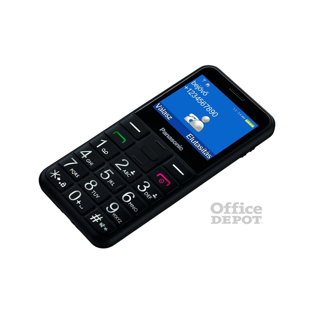 Panasonic KX-TU155EXBN 2,4" fekete mobiltelefon (Újracsomagolt)
