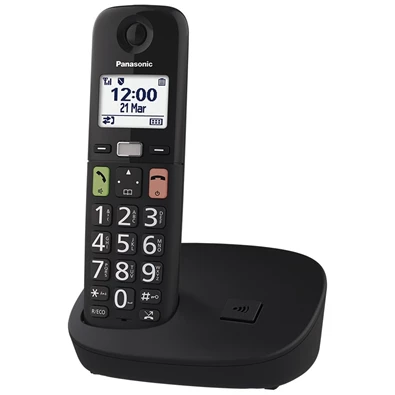Panasonic KX-TGU110FXB fekete dect telefon Panasonic KX-TGU110FXB fekete dect telefon