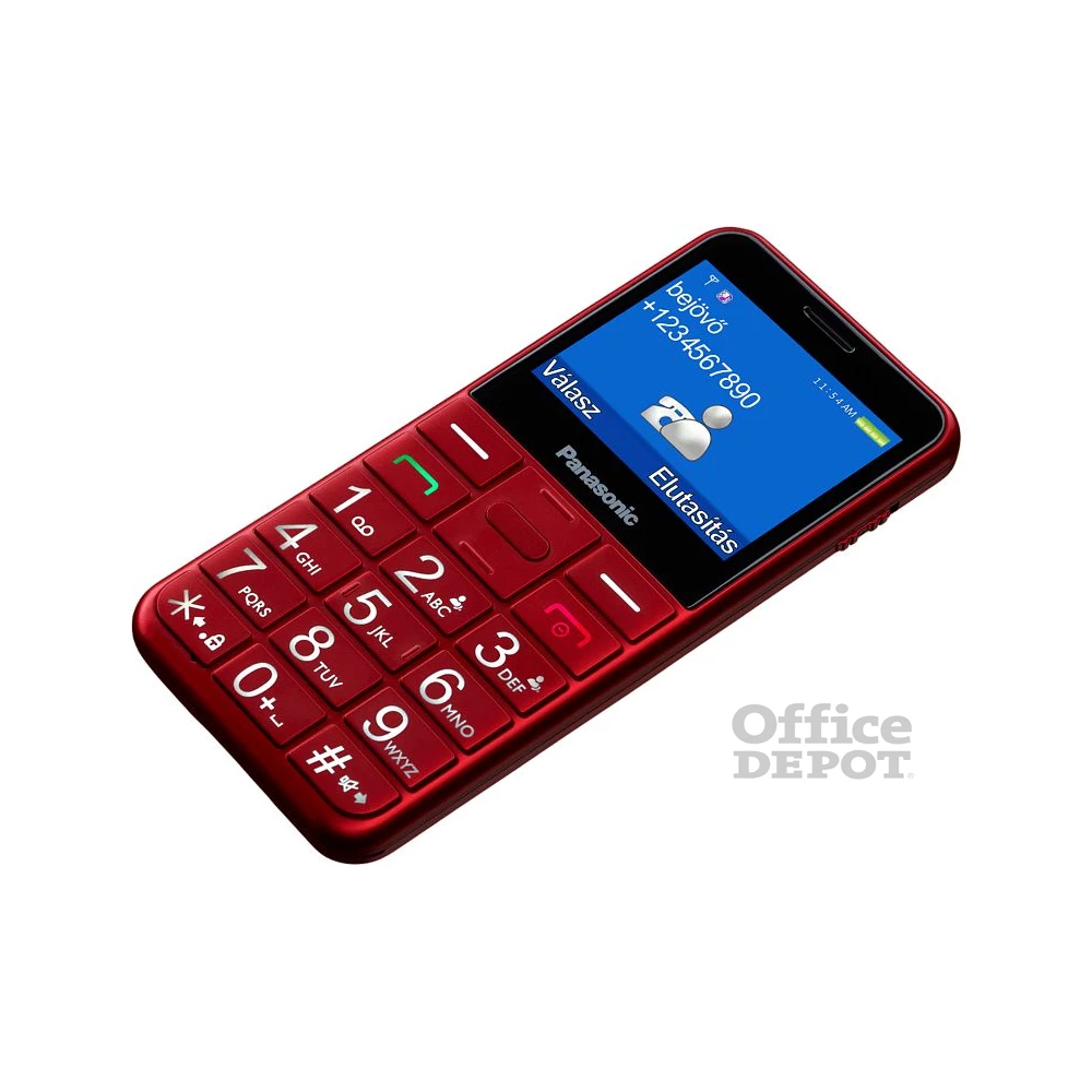 Panasonic KX-TU155EXRN 2,4" piros mobiltelefon