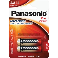 Panasonic LR6PPG/2BP 1,5V AA/ceruza tartós alkáli elem 2 db/csomag Panasonic LR6PPG/2BP 1,5V AA/ceruza tartós alkáli elem 2 db/csomag