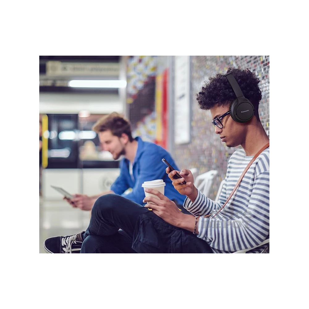 Panasonic RB-HF520BE-K Bluetooth mikrofonos fekete fejhallgató