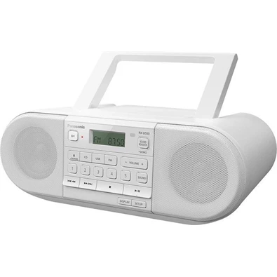 Panasonic RX-D550E-W Bluetooth fehér CD-s rádió (Újracsomagolt) Panasonic RX-D550E-W Bluetooth fehér CD-s rádió (Újracsomagolt)