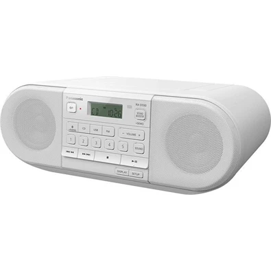 Panasonic RX-D550E-W Bluetooth fehér CD-s rádió (Újracsomagolt) Panasonic RX-D550E-W Bluetooth fehér CD-s rádió (Újracsomagolt)