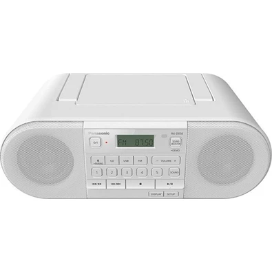Panasonic RX-D550E-W Bluetooth fehér CD-s rádió (Újracsomagolt) Panasonic RX-D550E-W Bluetooth fehér CD-s rádió (Újracsomagolt)