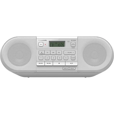 Panasonic RX-D550E-W Bluetooth fehér CD-s rádió (Újracsomagolt) Panasonic RX-D550E-W Bluetooth fehér CD-s rádió (Újracsomagolt)